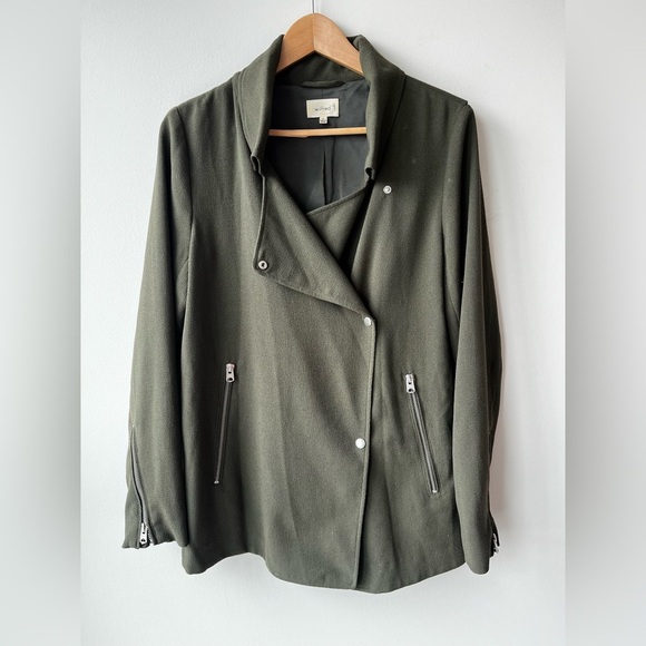 Aritzia Wilfred Mayet Moto Blazer Jacket - Picture 2 of 4